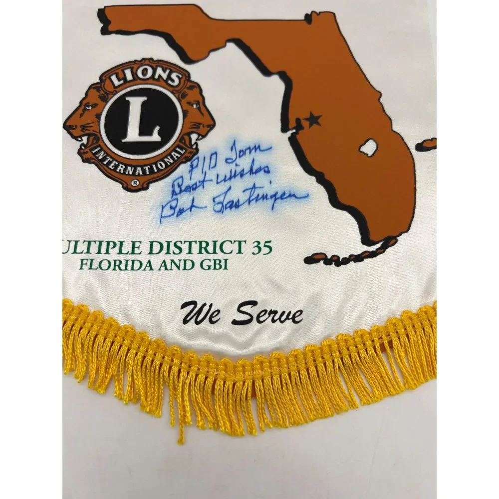2003 to 2005 Lions Club International Banner Florida District Bob Lastinger